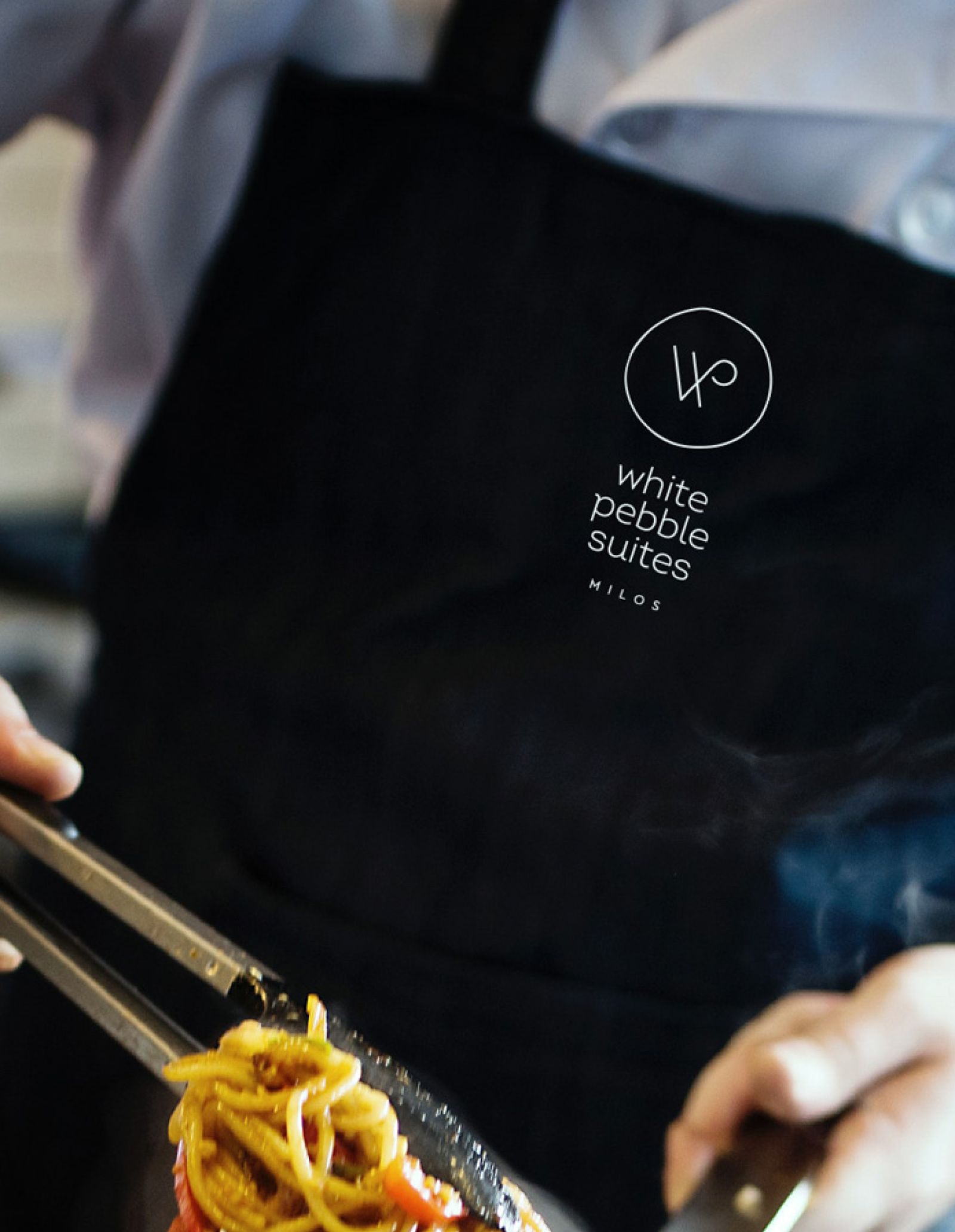 White Pebble Suites logo design branding web design