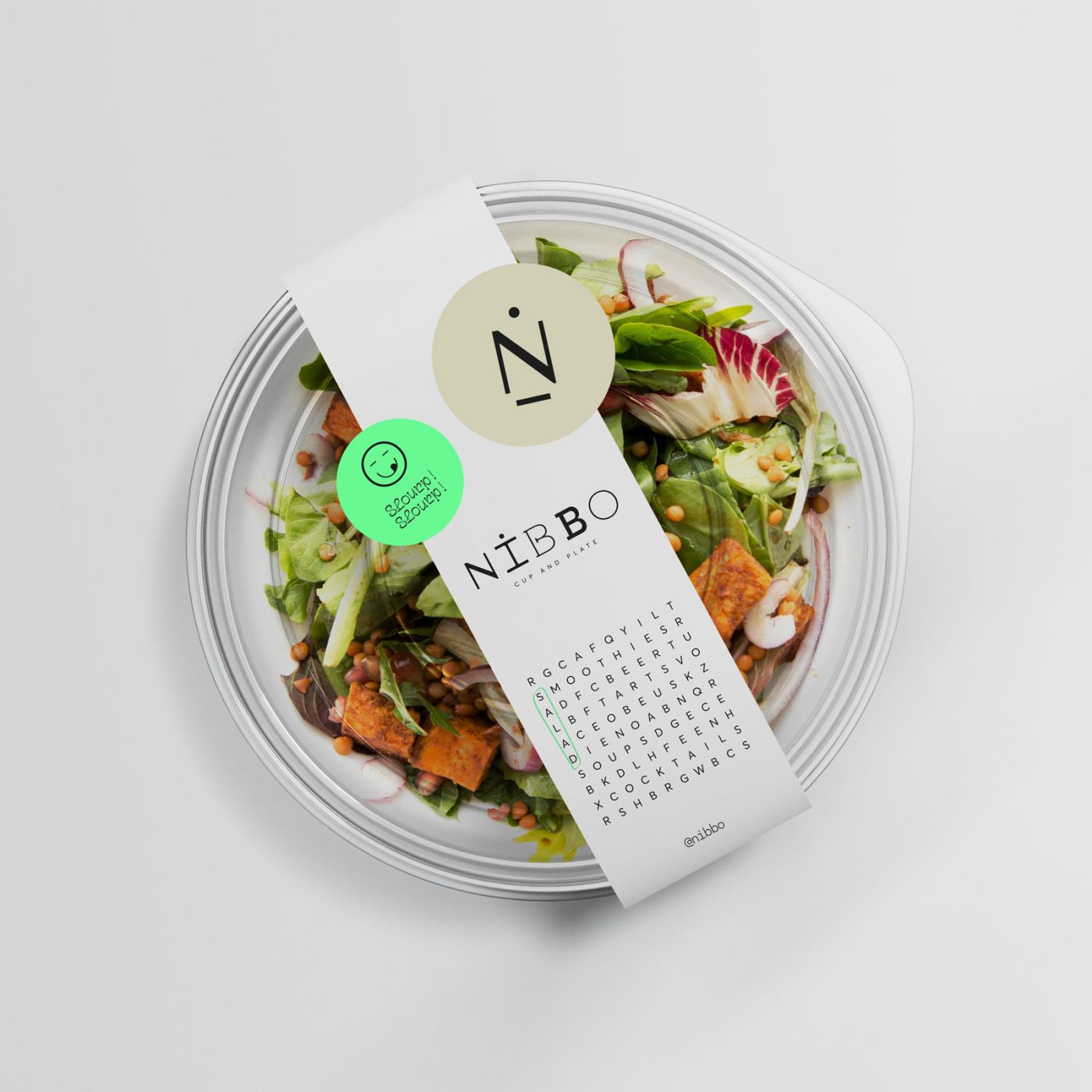 Stickers Nibbo Cafe — design by pecora nera design studio