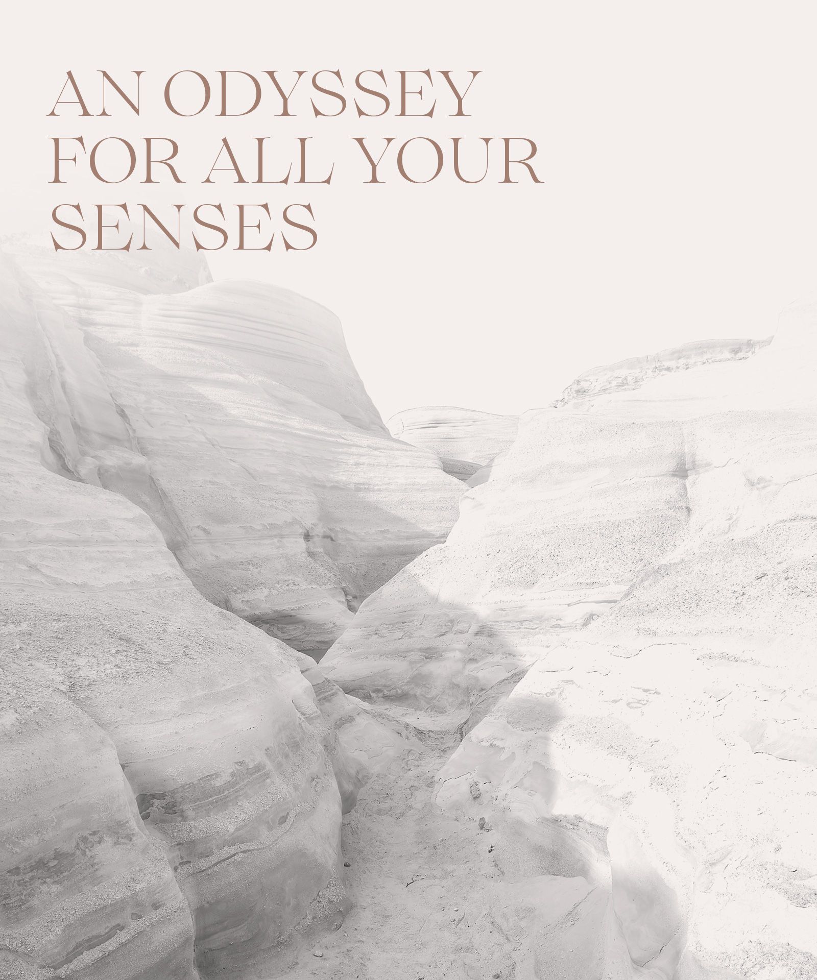 White Pebble Suites branding web design Milos rocks