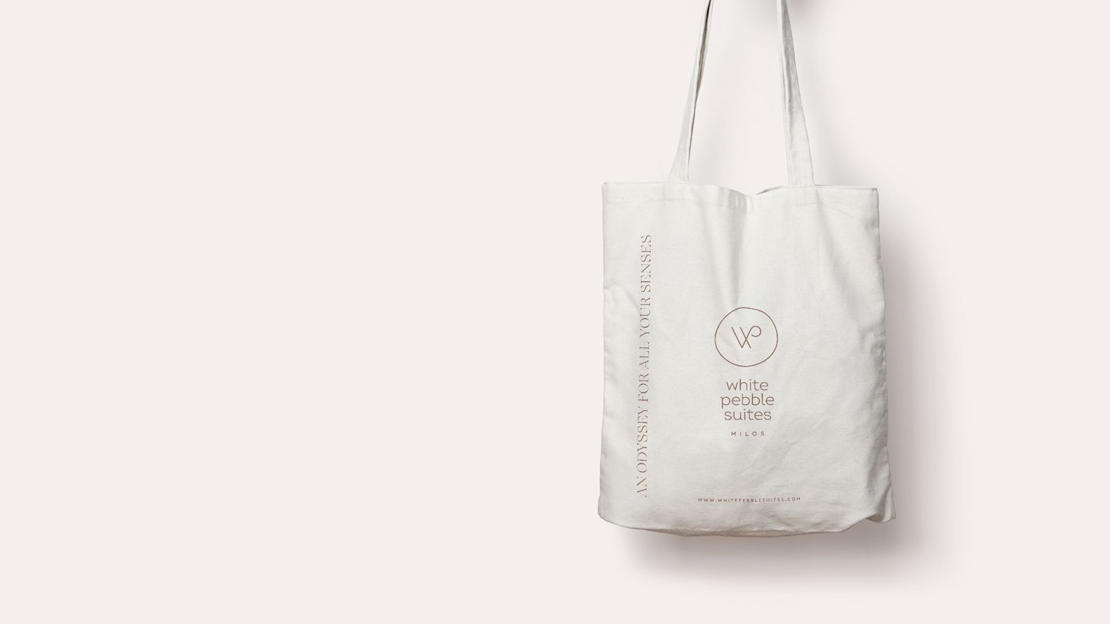 White Pebble Suites logo design branding web design