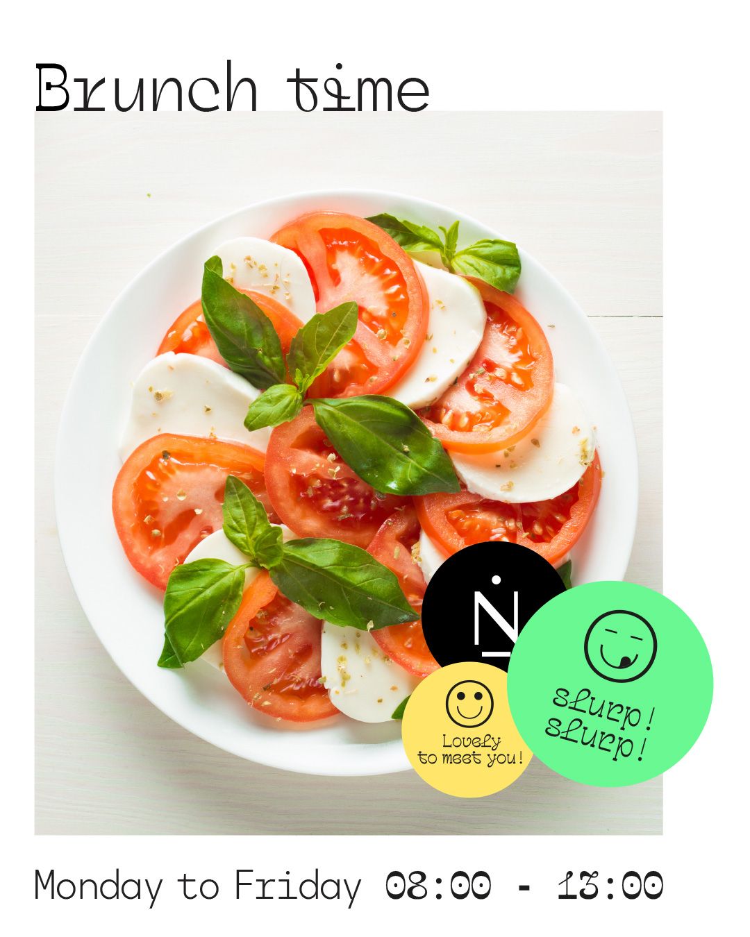 Nibbo menu — design by pecora nera design studio