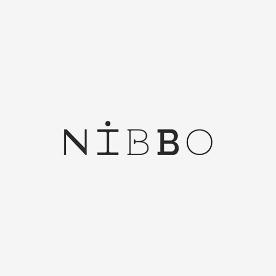 Logo Nibbo cafe — design by pecora nera design studio
